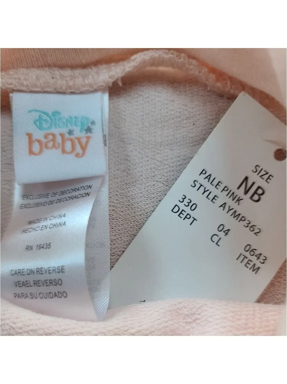 Newborn Girl Disney & Gap 4-Piece Clothing Set